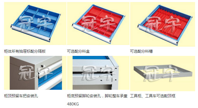 XB70-4SMG加重型工具柜(图2)